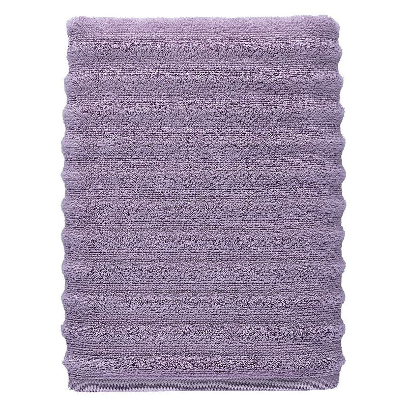 Sonoma Goods For Life Quick Dry Ribbed Towel, Lt Purple