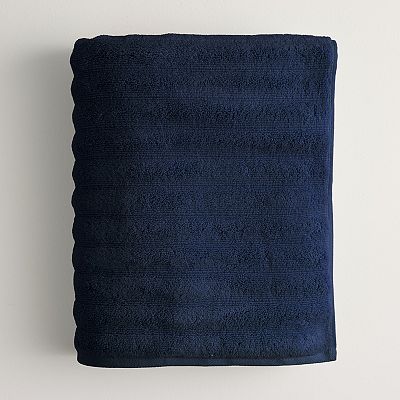 Sonoma Goods For Life® Quick Dry Ribbed Cotton Bath Towel, Bath Sheet, Hand Towel or Washcloth