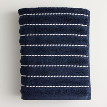 Sonoma Goods For Life® Quick Dry Ribbed Cotton Bath Towel, Bath Sheet, Hand Towel or Washcloth