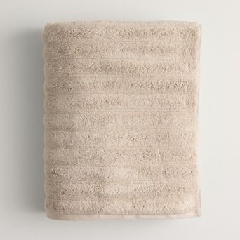 Sonoma Goods For Life® Quick Dry Ribbed Cotton Bath Towel, Bath Sheet, Hand Towel or Washcloth