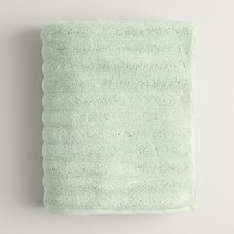 Sonoma Goods For Life® Quick Dry Ribbed Cotton Bath Towel, Bath Sheet, Hand Towel or Washcloth