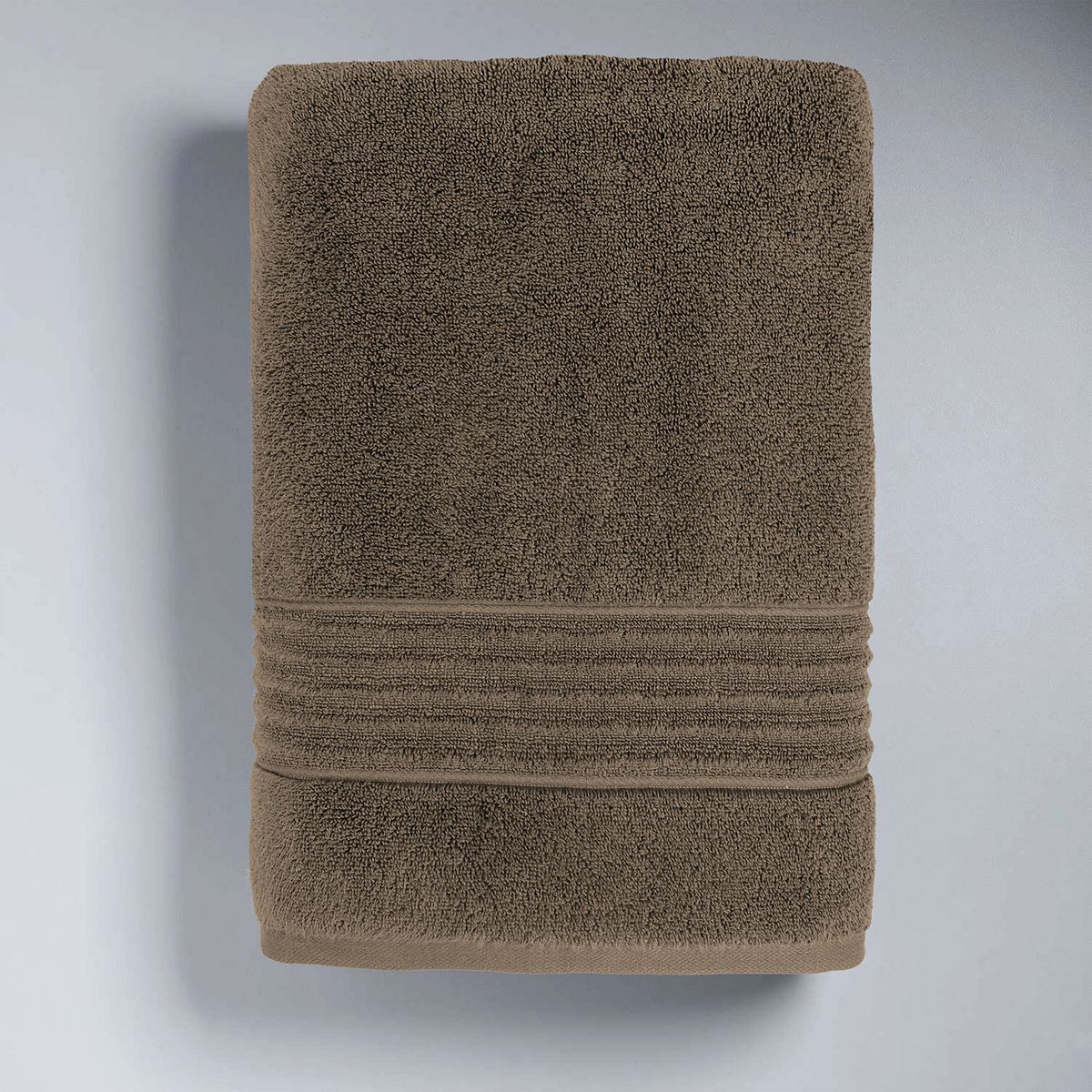 Simply Vera Vera Wang Signature Bath Towel, Bath Sheet, Hand Towel or Washcloth - Mocha, BATH TOWEL
