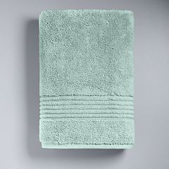 Melissa Linen, Bath Towels, Quick Dry and Absorbent Cotton Towel for Bathroom, Set of 2, Ocean Blue