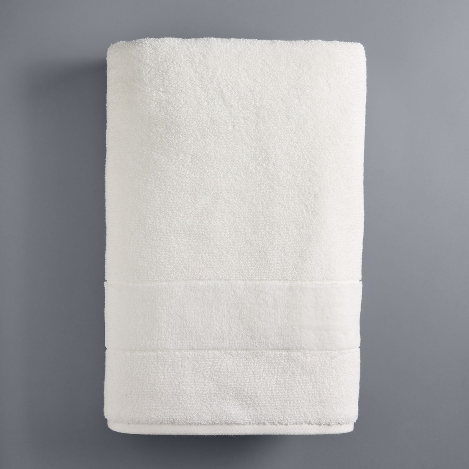 Moda At Home Allure Turkish Cotton Bath Sheet (White)