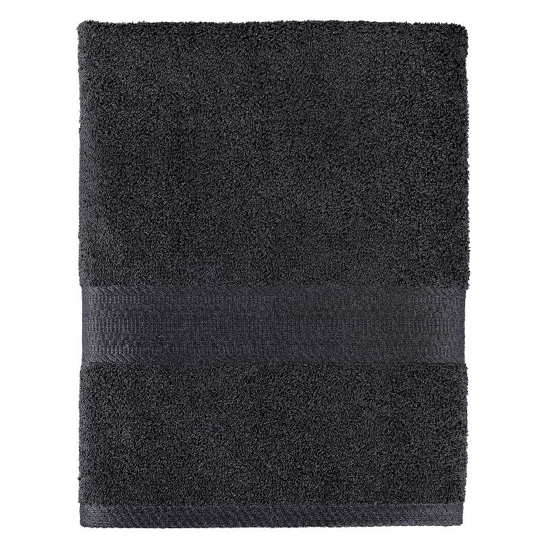 The Big One Solid Towel, Black