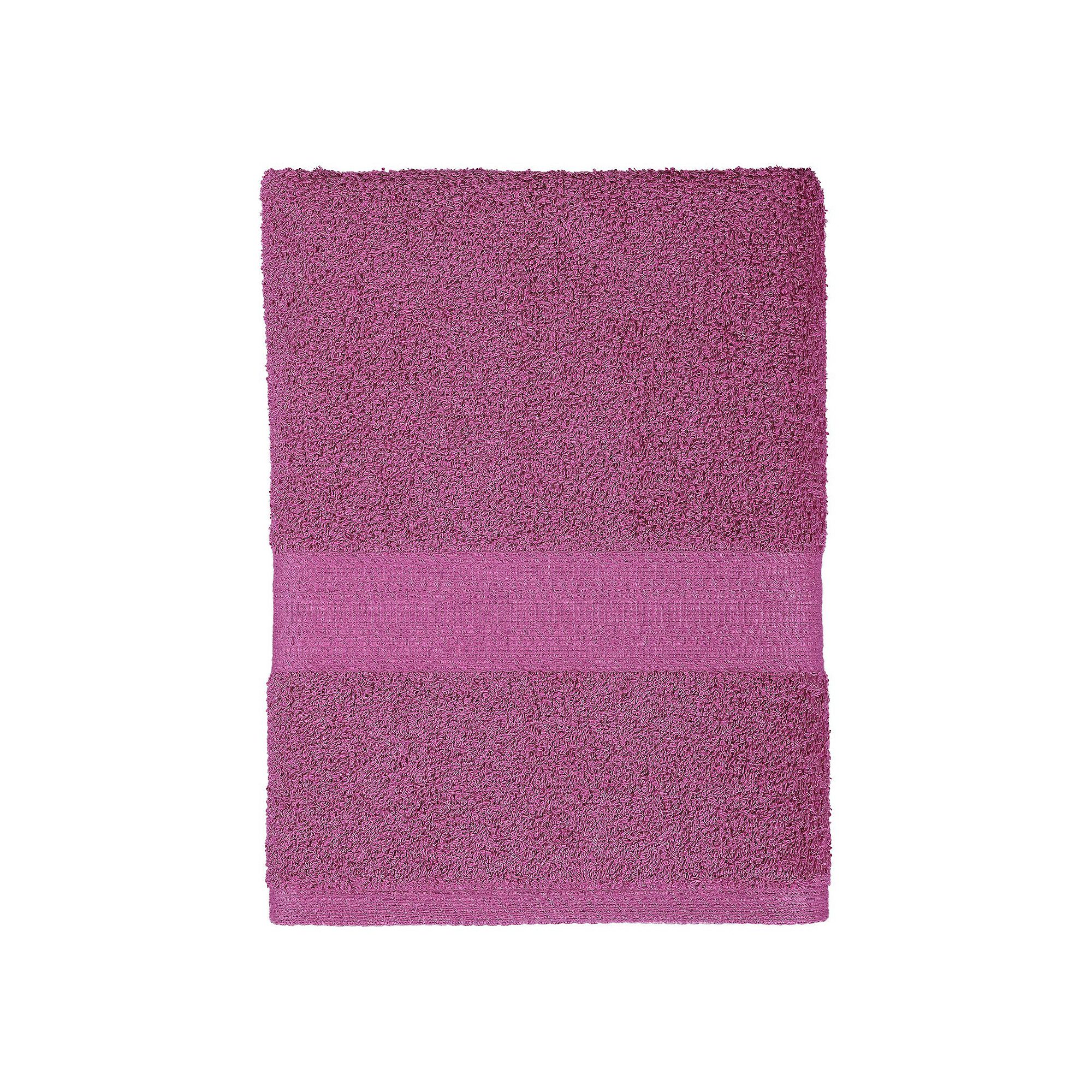 The Big One® Solid Bath Towel, Bath Sheet, Hand Towel or Washcloth, Raspbe