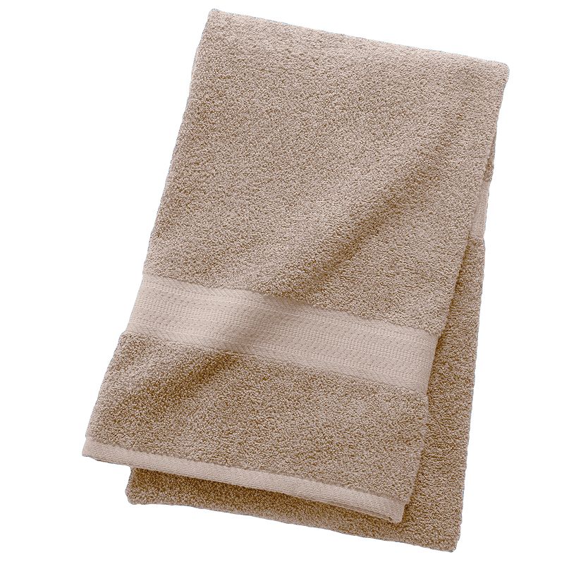 The Big One Solid Towel, Beig/Green