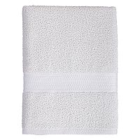 The Big One Solid Bath Towel or Washcloth (White)