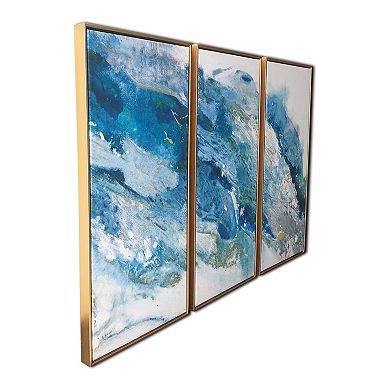 Abstract Regalite Floating Canvas Wall Art