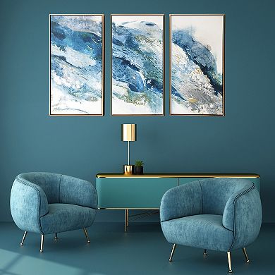 Abstract Regalite Floating Canvas Wall Art