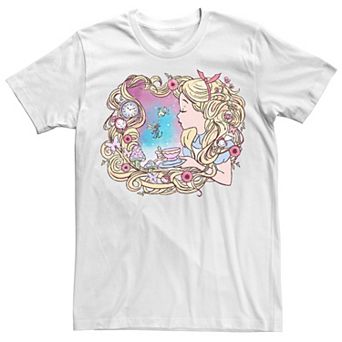 Disney's Alice In Wonderland Alice Dream Neon Vintage Men's Tee