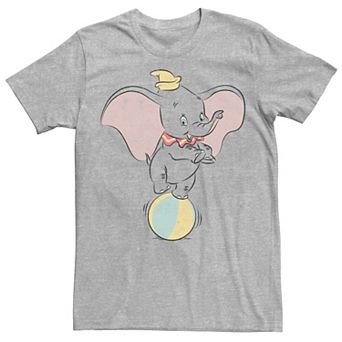 Disney's Dumbo Ball Balance Cute Pose Men's Tee