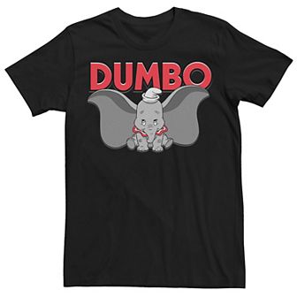 Disney's Dumbo Men's Bold Blue Name Costumed Poster Tee