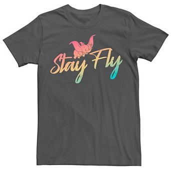 Disney's Dumbo "Stay Fly" Gradient Men's Tee