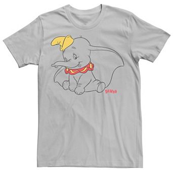 Disney's Dumbo Men's Outline Logo Tee