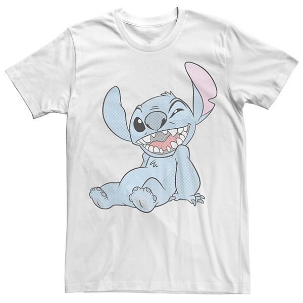 Disney's Lilo & Stitch Men's Pop Art Comic Stitch Tee