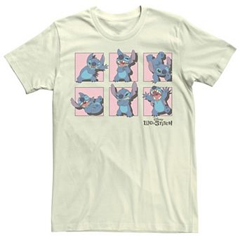 Disney's Lilo & Stitch Men's Poses Of Stitch Panels Tee
