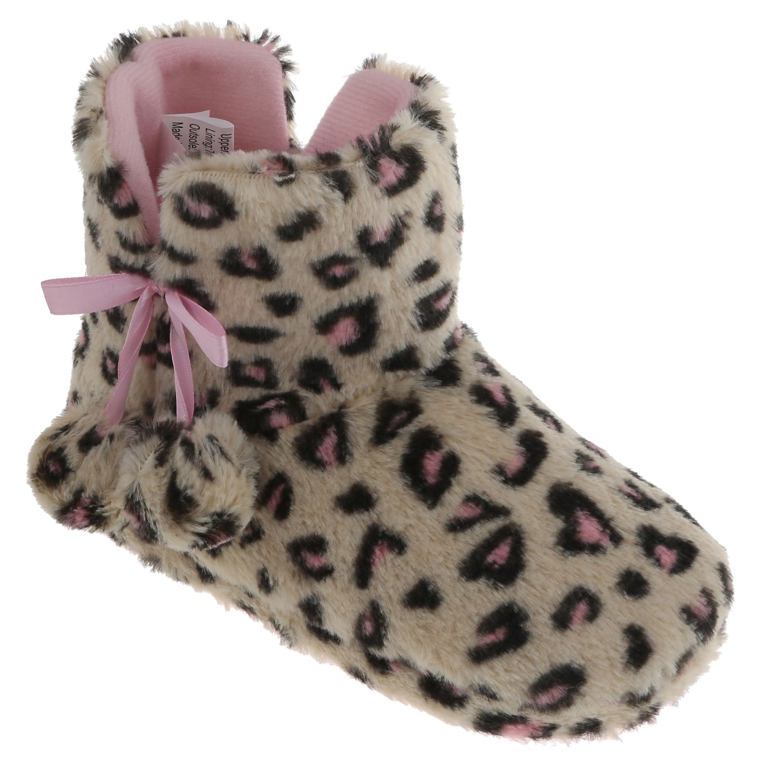 furry slipper boots