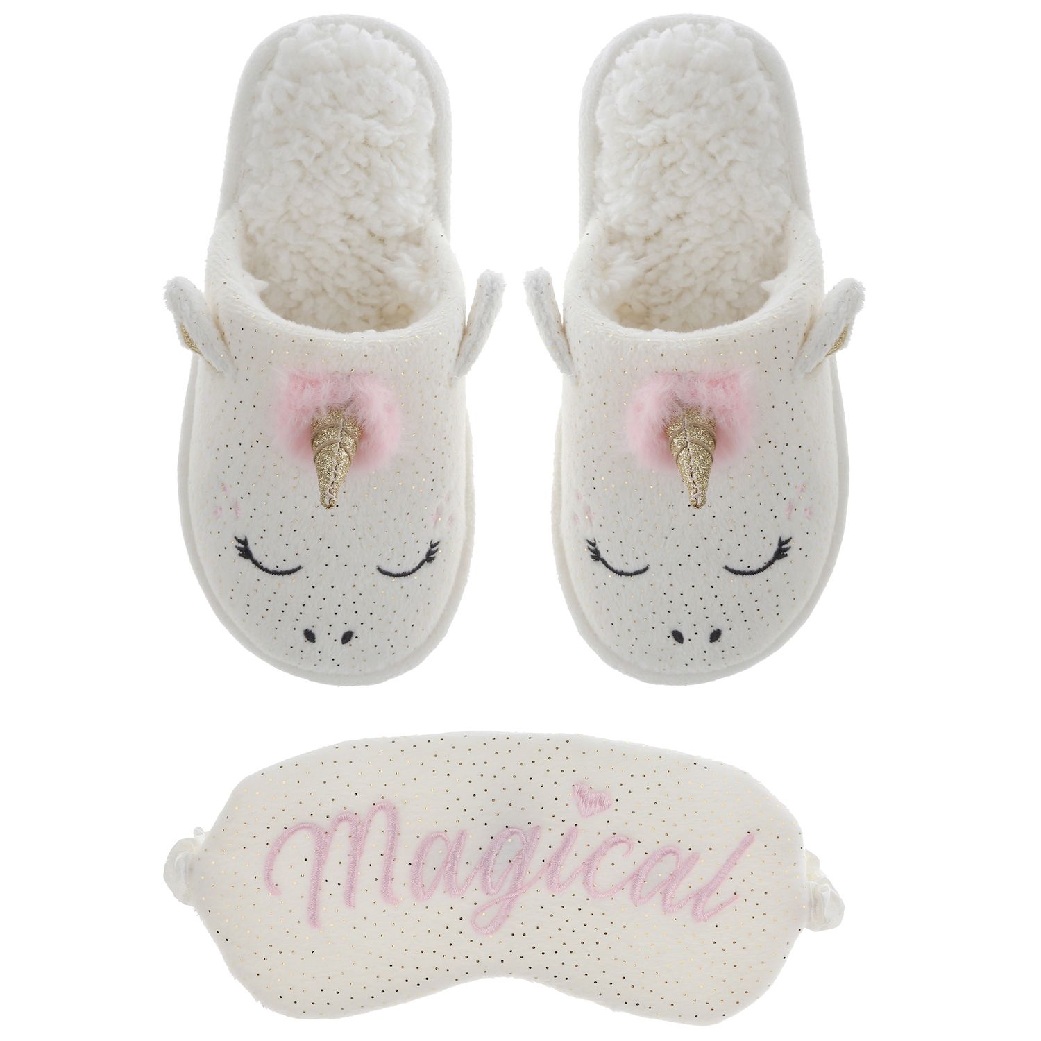 kohls unicorn slippers