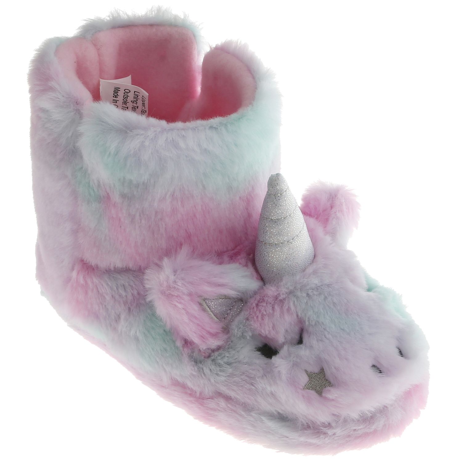 unicorn bootie slippers