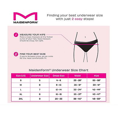 Maidenform Barely There Invisible Look Bikini Underwear DMBTBK