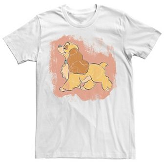 Disney's Lady And The Tramp Lady Strut Sketch Men's Tee