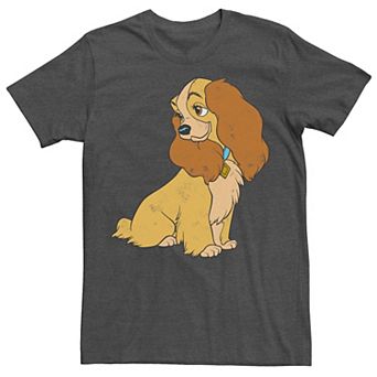 Disney's Lady And The Tramp Lady Simple Portrait Men's Tee