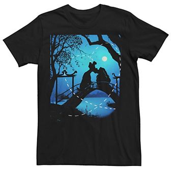 Disney's Lady And The Tramp Men's Bridge Silhouette Tee