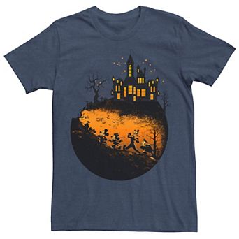 Disney's Mickey And Friends Halloween Group Shot Men's Tee