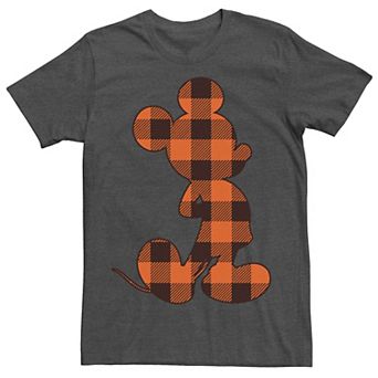 Disney's Mickey Mouse Plaid Build-Up Fill Men's Tee