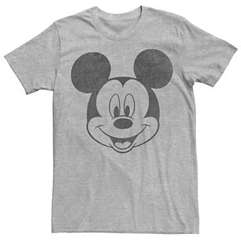 Disney's Mickey Mouse Black and White Portrait Men's Tee