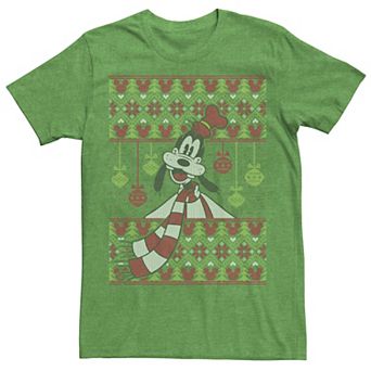 Disney's Goofy Christmas Sweater Style Men's Tee
