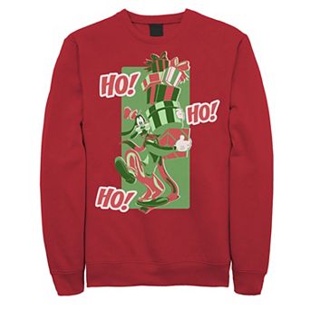 Disney's Goofy Men's Ho Ho Ho Christmas Portrait Sweatshirt