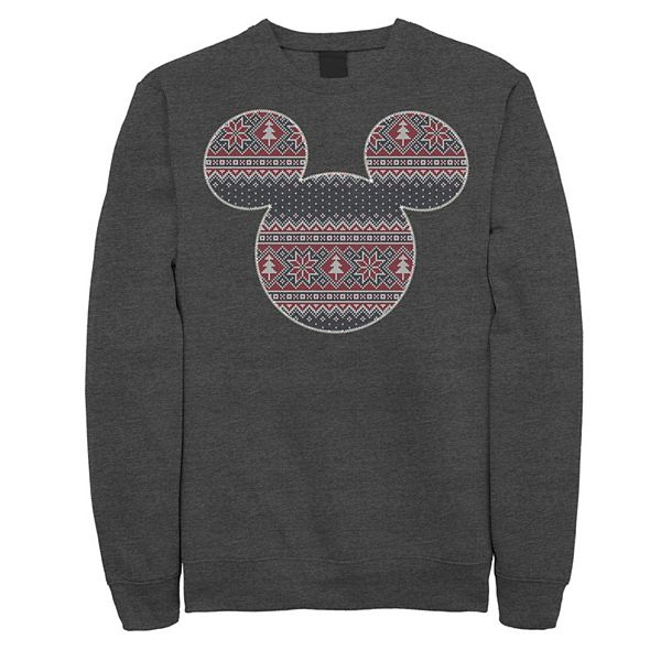 Disney's Mickey Mouse Men's Ugly Christmas Sweater Sweatshirt