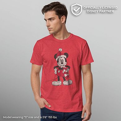 Disney's Mickey Mouse Classic Christmas Portrait Men's Tee
