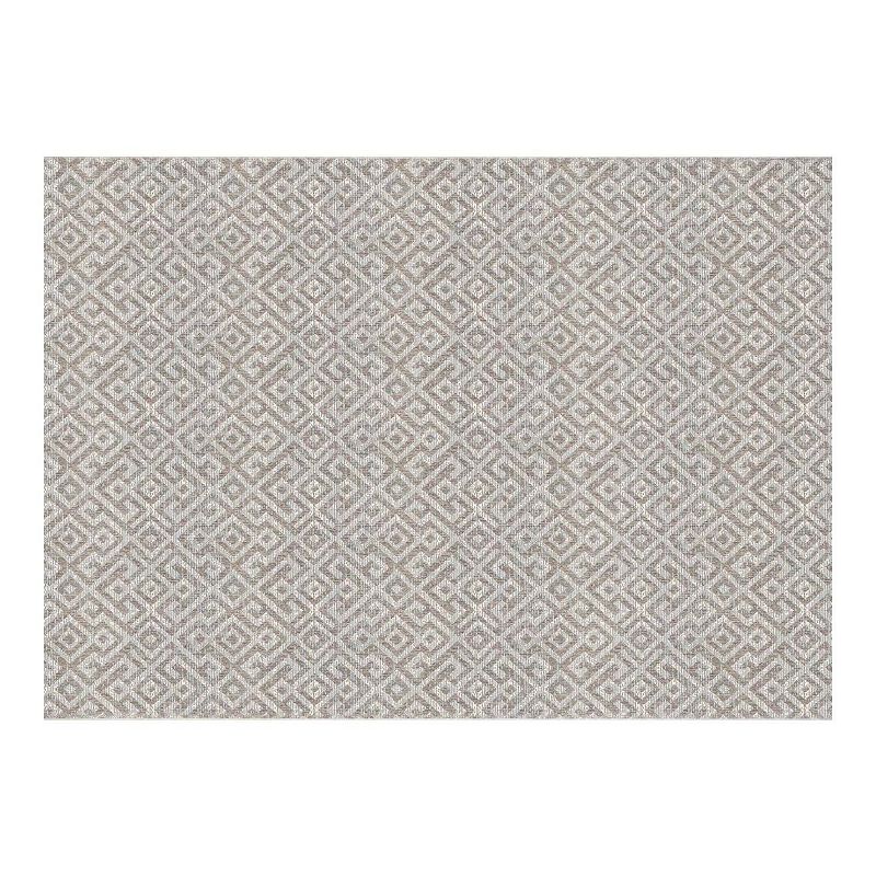 Couristan Monaco Pavers Indoor Outdoor Area Rug, Black, 7.5X11 Ft