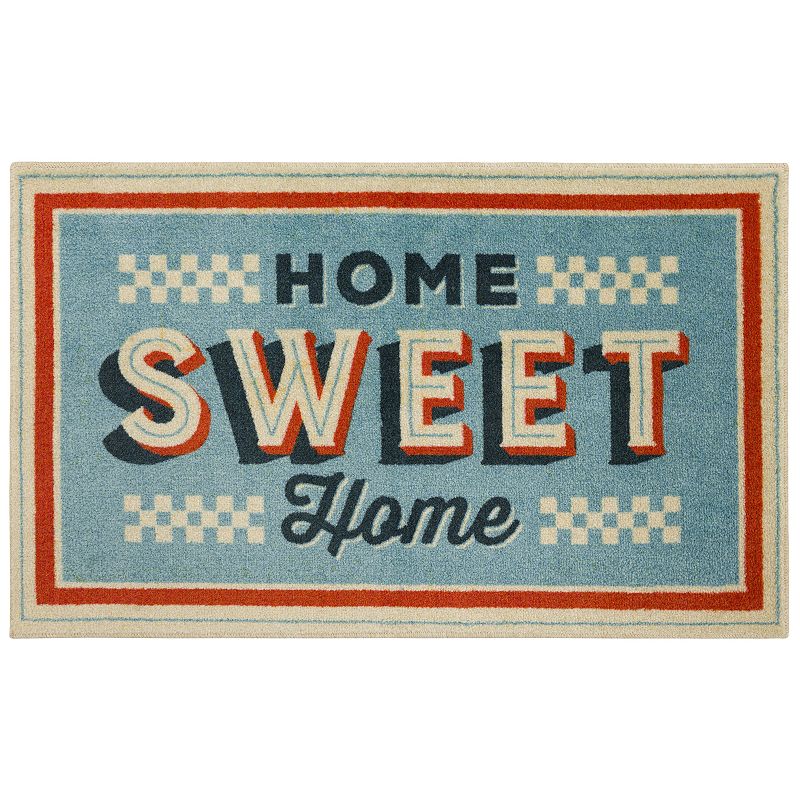 Mohawk Home Home Sweet Home EverStrand Accent Rug, Blue, 2.5X4 Ft