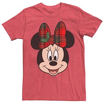 Disney's Minnie Mouse Christmas Bow Men's Tee