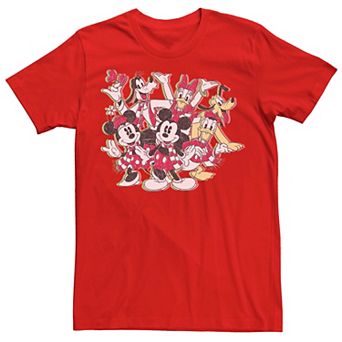 Disney's Classic Group Shot Christmas Portrait Men's Tee
