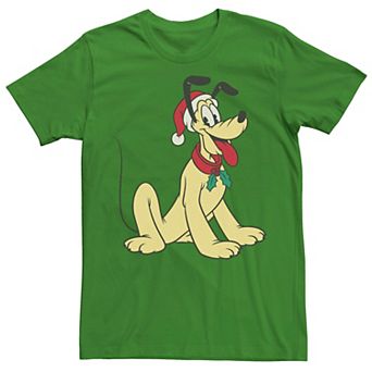 Men's Disney Pluto Classic Christmas Portrait Tee