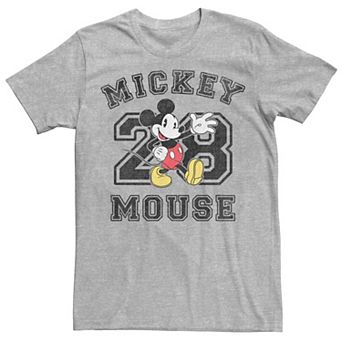 Disney's Mickey Varsity Text #28 Portrait Men's Tee