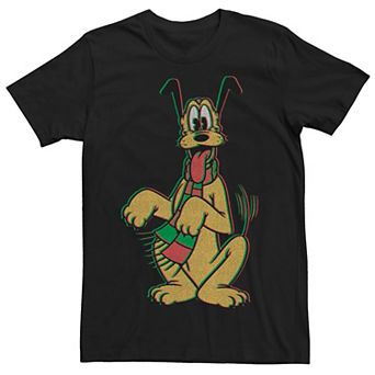 Disney's Pluto Men's Christmas Style Portrait Tee