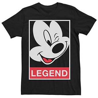 Disney's Mickey Mouse Men's Legend Winking Portrait Tee