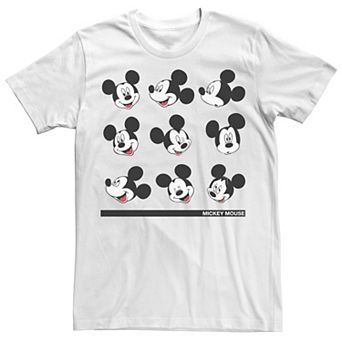 Disney's Mickey Mouse Men's Different Face Of Mickey Tee