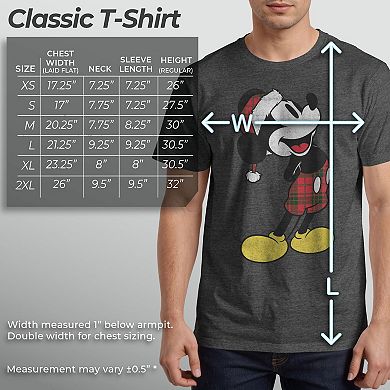 Disney's Mickey Mouse Christmas Outfit Men's Tee