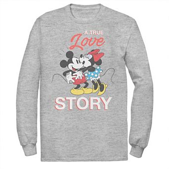 Disney's Mickey & Minnie Mouse Men's Valentine Love Tee