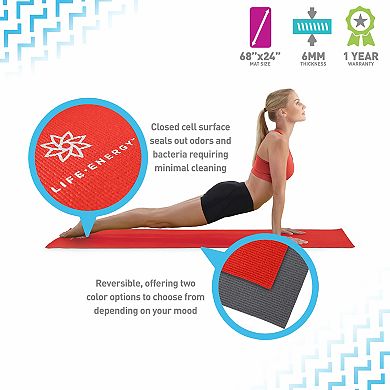 Life Energy Reversible Yoga Mat