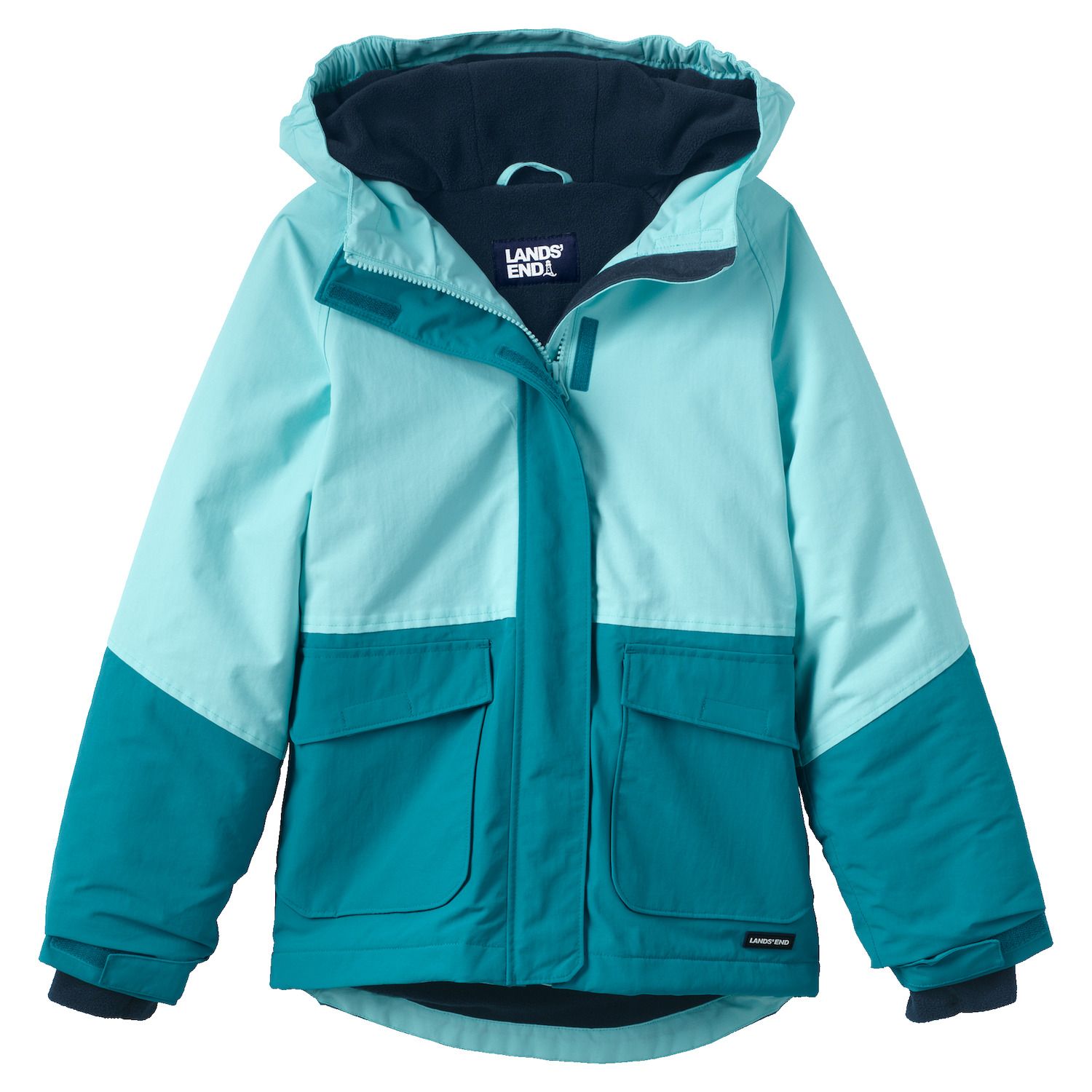 girls teal winter jacket