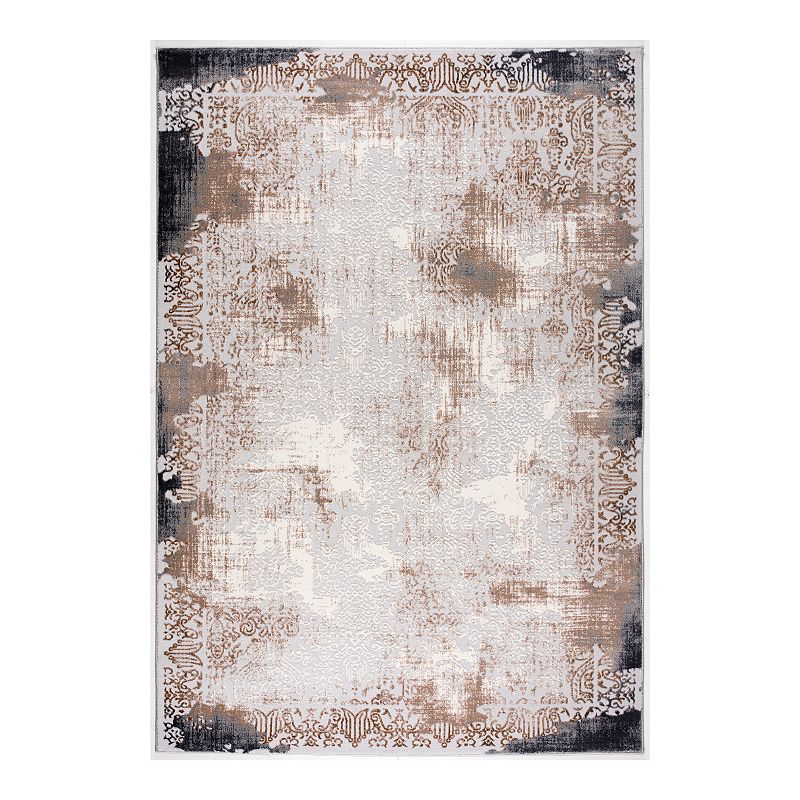 Art Carpet Abinster Abstract Rug, Brown, 8X10 Ft