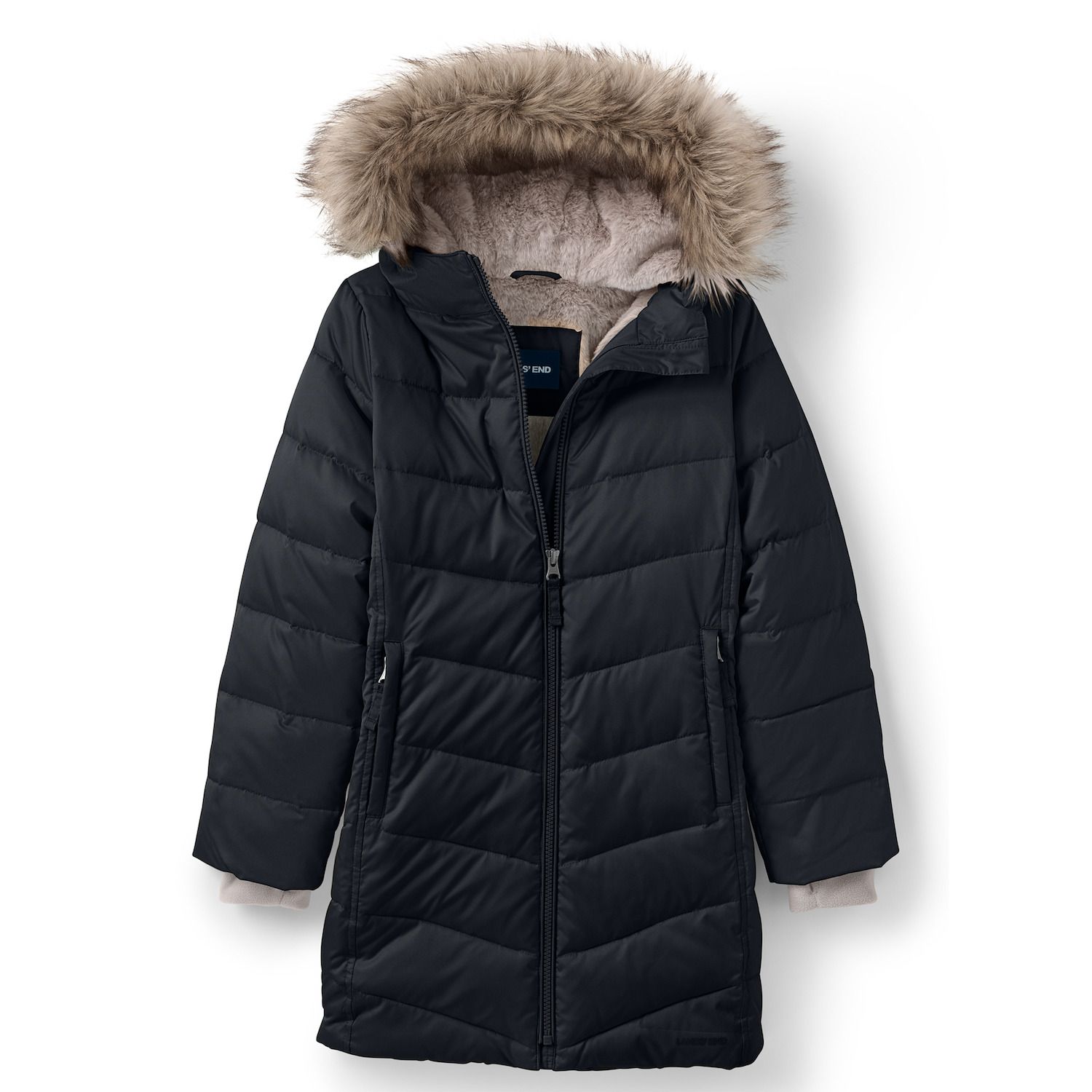 girls winter coat with hood